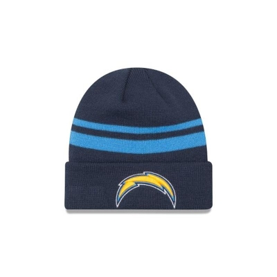 Sapca New Era Los Angeles Chargers NFL Cuff Knit Beanie - Albastri